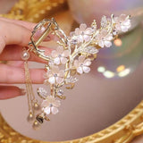 High-end Pearl Shark Clip Women's Hairpin