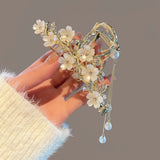 High-end Pearl Shark Clip Women's Hairpin
