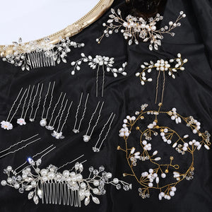 Crystal Hair Comb Pins Wedding Bridal Hair Jewelry