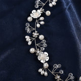 Pearl Rhinestone Tiara Headband Bead Fairy Headband Wedding Hair Accessories