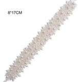 Pearl Hairband Ribbon Fairy Wedding Tiaras Headpiece Beaded Girls Party
