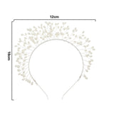 Beaded Wedding Bride Headpiece Hairband Tiara Charm Headband