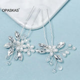 Pearl Hairpins Wedding Hair Accessories Bridal Headpiece For Women