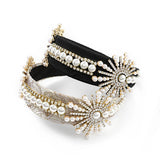 Colorful Rhinestone Baroque Headband for Women Girls