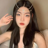 Beaded Pearl Headband for Bride Wedding Accessory