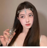 Beaded Pearl Headband for Bride Wedding Accessory