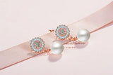 Romantic Star Drop Earrings 925 Silver Jewelry for Women