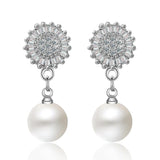 Romantic Star Drop Earrings 925 Silver Jewelry for Women