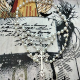 Pearl Large Cross Necklace for Women