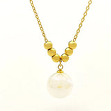 Hollow Steel Balls Connected Pendants Stainless Steel Collarbone Chain