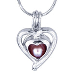 DIY Pearl-Mussel Necklace Box Set with Cage Pendant