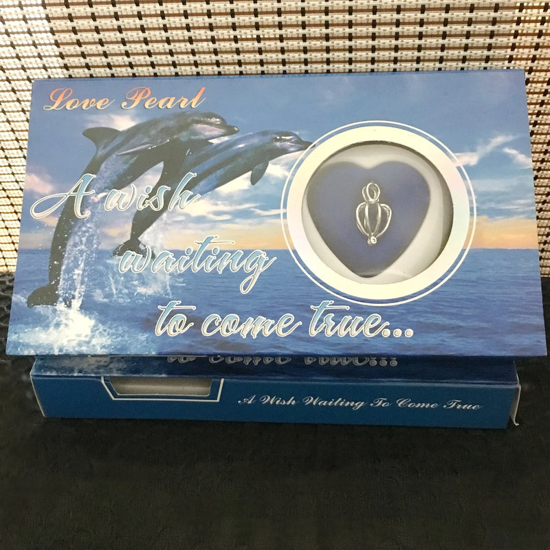 DIY Pearl-Mussel Necklace Box Set with Cage Pendant