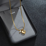 Pearl Name Necklace Double Layer Chain Stainless Steel Engrave for Woman