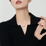925 Silver Pearl Necklace for Women Clavicle Pendant