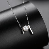 925 Silver Pearl Necklace for Women Clavicle Pendant