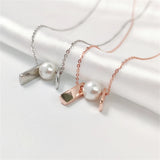 925 Silver Pearl Necklace for Women Clavicle Pendant