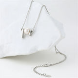925 Silver Pearl Necklace for Women Clavicle Pendant