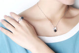 925 Silver Pearl Necklace for Women Girls Charms