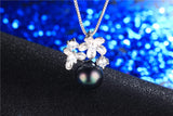 925 Silver Pearl Necklace for Women Girls Charms