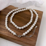 925 Silver Pearl Necklace Shell Personality Fine Jewelry