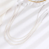 925 Silver Pearl Necklace Shell Personality Fine Jewelry