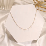 Pearl Necklace Choker Collar De Perlas Colar De P