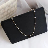 Pearl Necklace Choker Collar De Perlas Colar De P