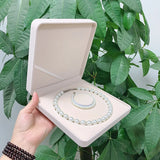Pearl Necklace Gift Display Box Wedding Ring Earring Bracelet Jewelry Set