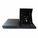 Pearl Necklace Gift Display Box Wedding Ring Earring Bracelet Jewelry Set
