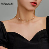 Multilayer Pearl Necklace Women's Collarbone Chain