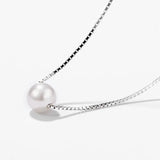 Pearl Necklace Pendant Fine Jewelry s925 Chain Pearls Sterling Silver