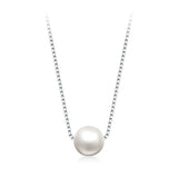 Pearl Necklace Pendant Fine Jewelry s925 Chain Pearls Sterling Silver