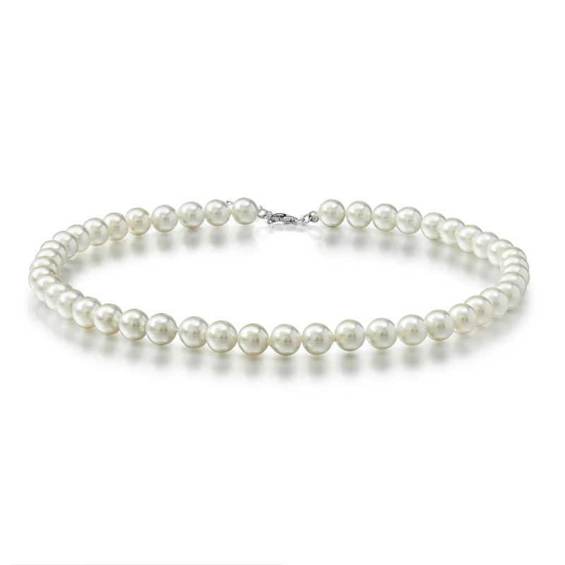 925 Silver Choker Necklace Clavicle Chain Jewelry Collier Femme 6-8MM