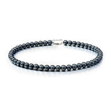 925 Silver Choker Necklace Clavicle Chain Jewelry Collier Femme 6-8MM