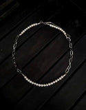Modern Pearl Necklace for Men - Stainless Steel