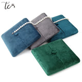 Pearl Necklace Velvet Jewelry Box Pendant Organizer
