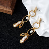 Freshwater Pearl Pendant Earrings Women Jewelry Accessories