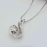 Pearl Pendant Necklace Freshwater Pearl Silver Necklace Girl Pendant Necklace