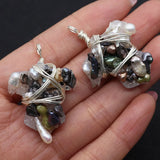 Resin Pearl Pendant Earrings DIY Jewelry Supplies