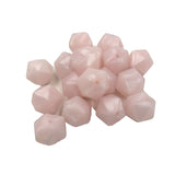 Pearl Pink Icosahedron Silicone Bead for Jewelry Making