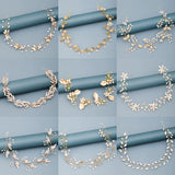 Pearl Rhinestone Flower Headband for Wedding Bridal Hair Accessories