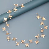 Pearl Rhinestone Flower Headband for Wedding Bridal Hair Accessories