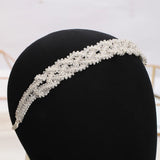 Pearl Rhinestone Headband Tiara Hairband Wedding Accessories