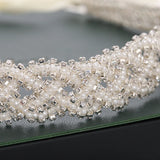 Pearl Rhinestone Headband Tiara Hairband Wedding Accessories
