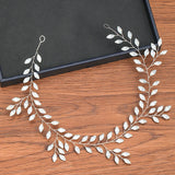 Pearl Rhinestone Headband Hair Accessories Wedding Hair Jewelry