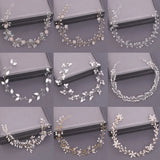 Pearl Rhinestone Women Headband Wedding Hair Accessories For Women Bride Tiara
