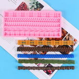 Pearl Rope DIY Flowers Silicone Mold Gum Paste Chocolate Clay Candy Molds