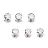 Pearl Shell Brass Cufflinks Mens Tuxedo Shirt Stud Cuff Links