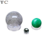 Acrylic Round Bead Display Holder Single Bead Stand 10Pcs/lot
