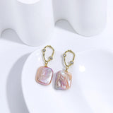 Baroque Freshwater Pearl Stud Earrings for Women Elegant Jewelry Gift